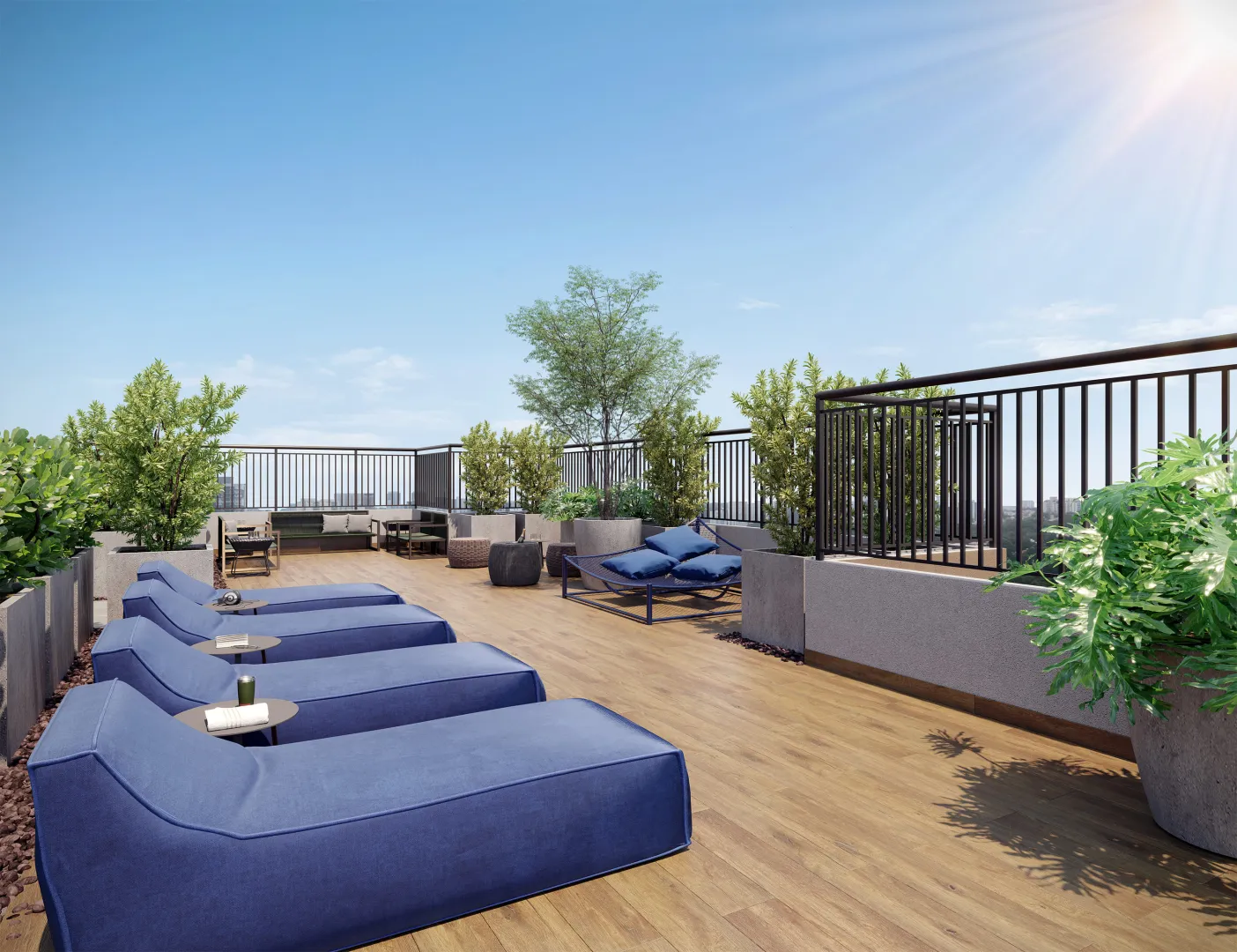 Lounge rooftop