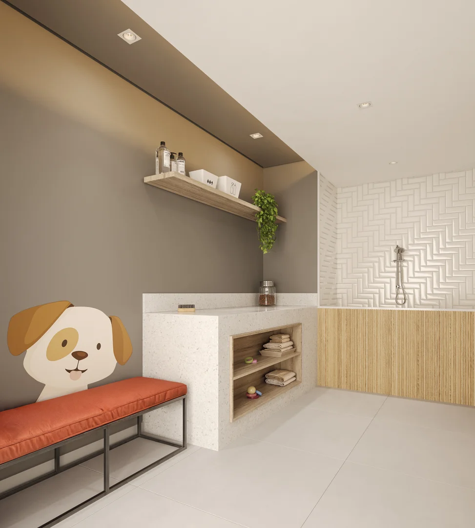 PERSPECTIVA ILUSTRADA DO PET CARE